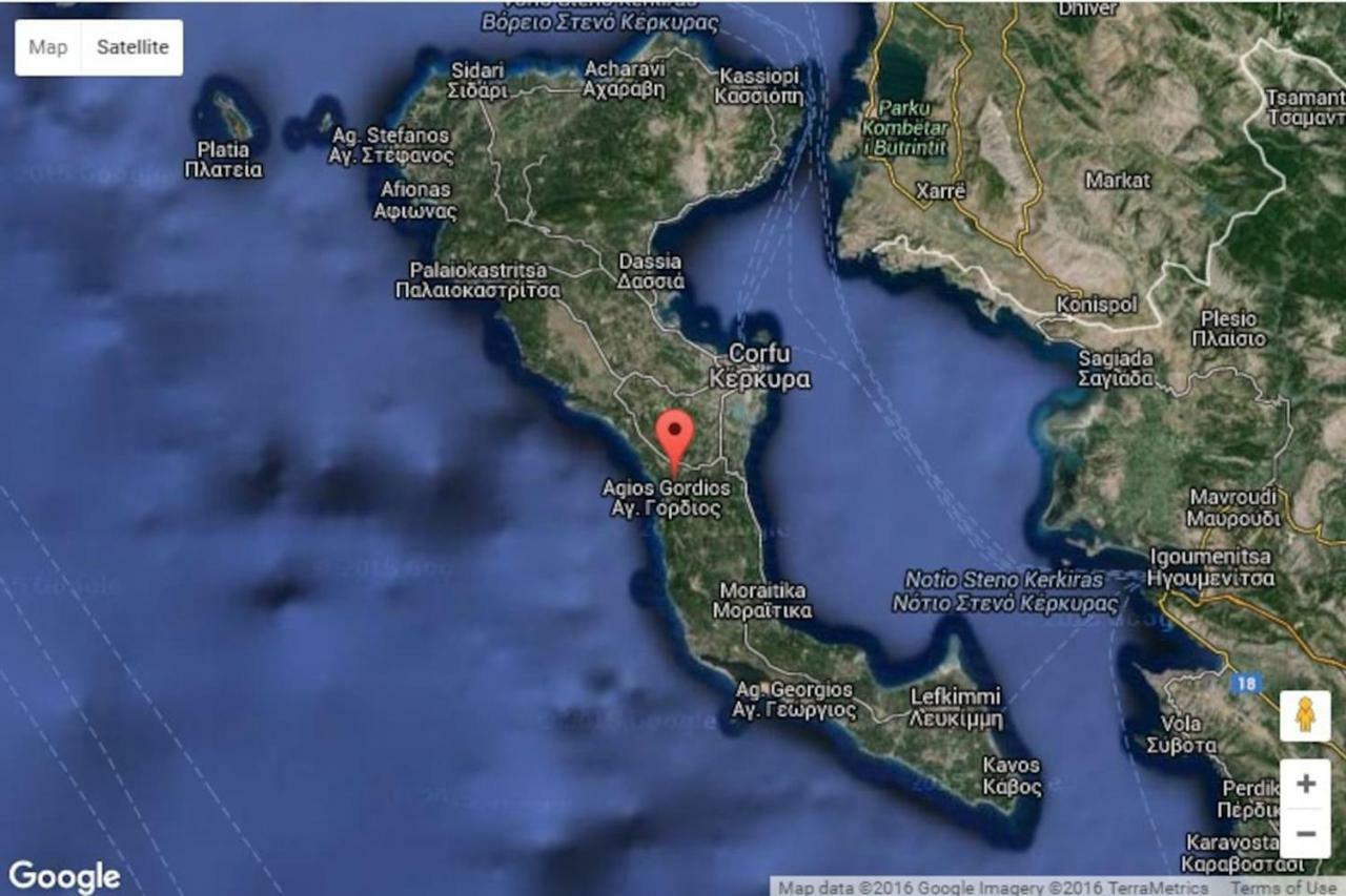 Corfu Quality Suite, Tranquility, Mountain & Sea Views Agios Gordios  Exterior foto